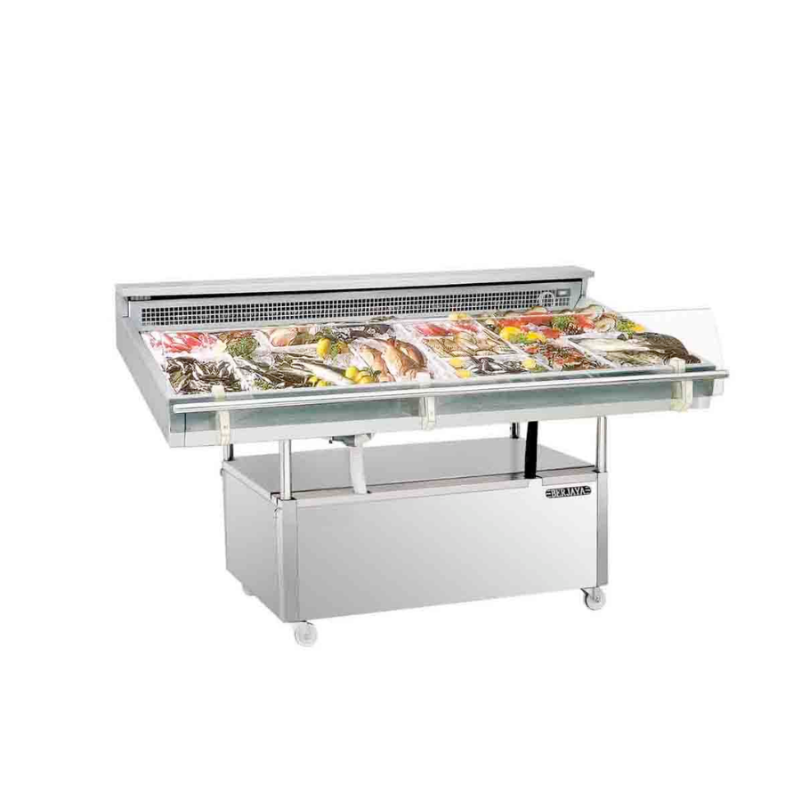 TỦ TRƯNG BÀY HẢI SẢN 2M4 BERJAYA