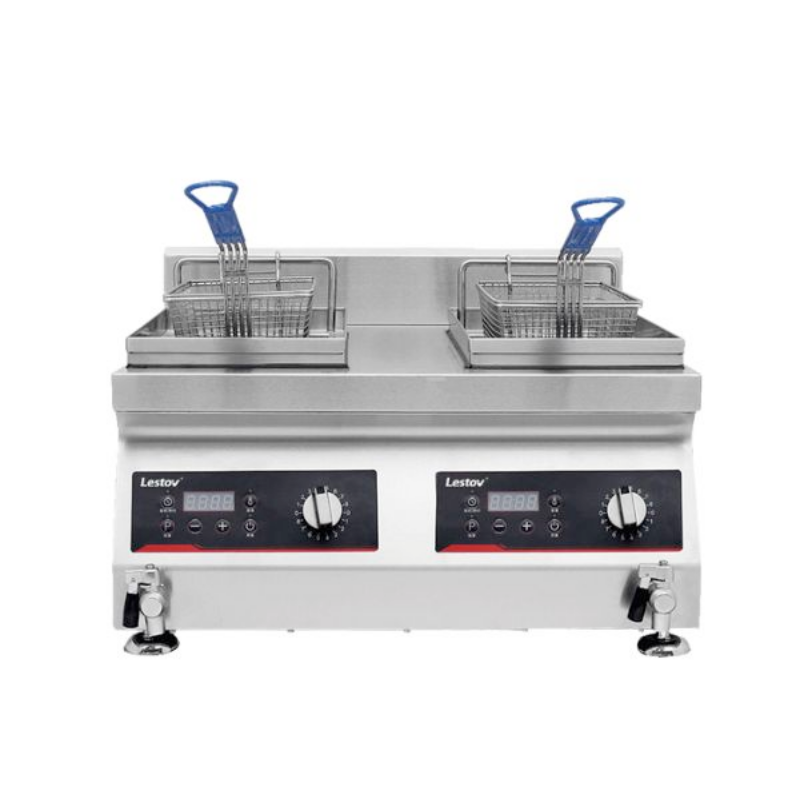 BẾP CHIÊN NHÚNG ĐIỆN ĐÔI LESTOV 2*8L LT-TZL-S135