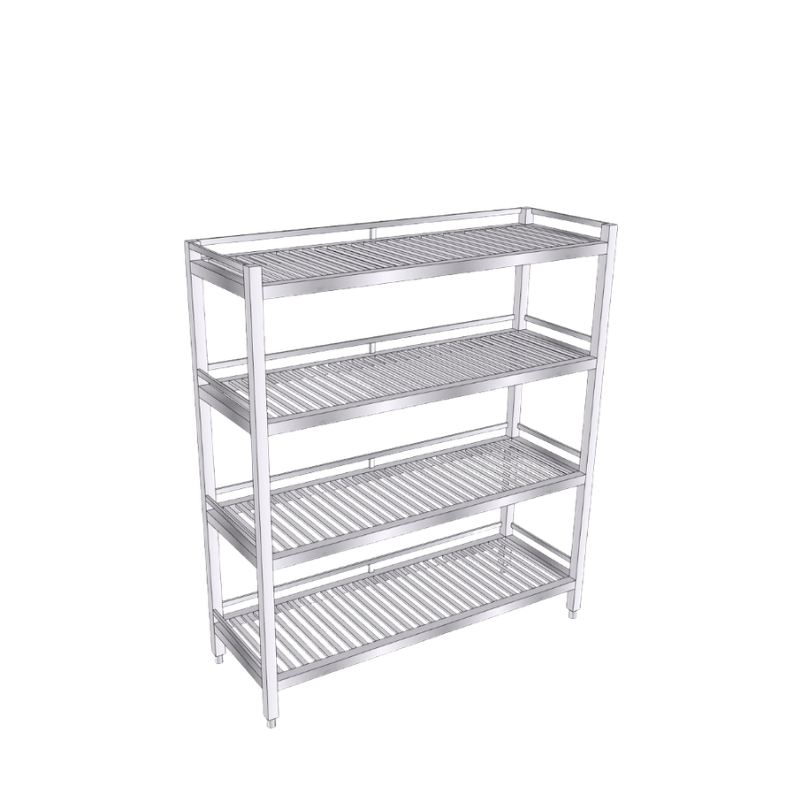 KỆ SONG INOX 4 TẦNG