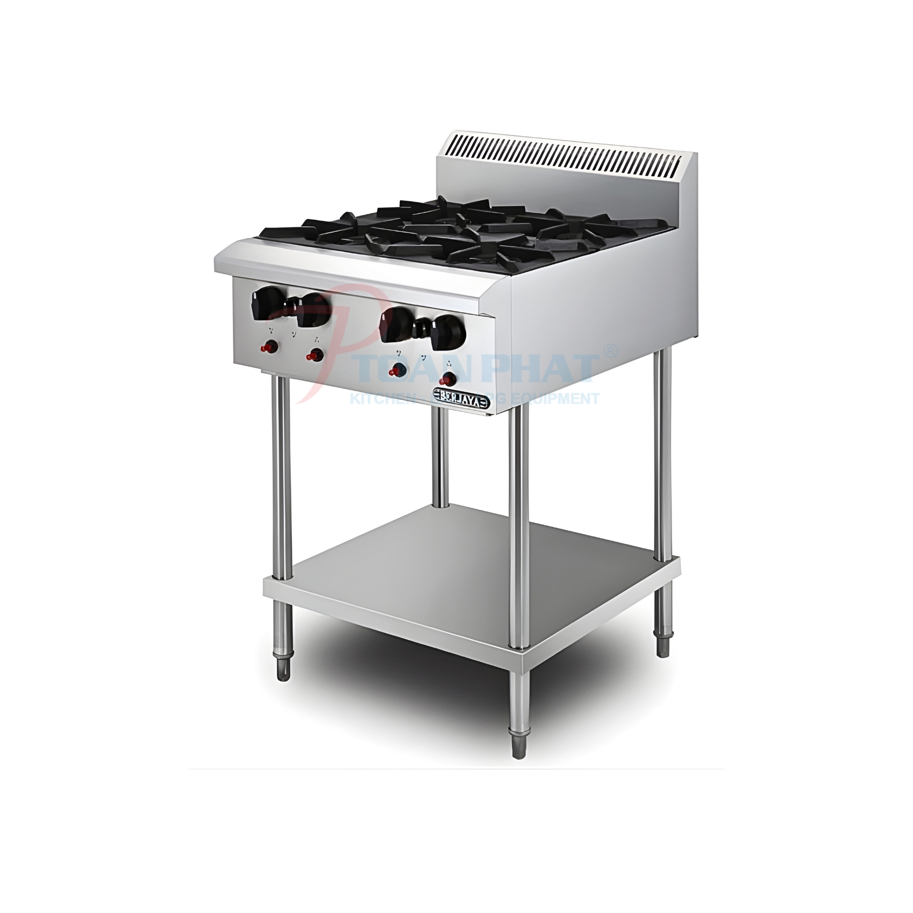 BẾP ÂU 4 HỌNG ĐỐT CÓ CHÂN ĐỨNG