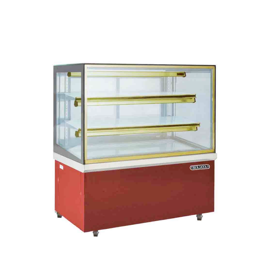 TỦ TRƯNG BÀY BÁNH KÍNH VUÔNG BERJAYA
