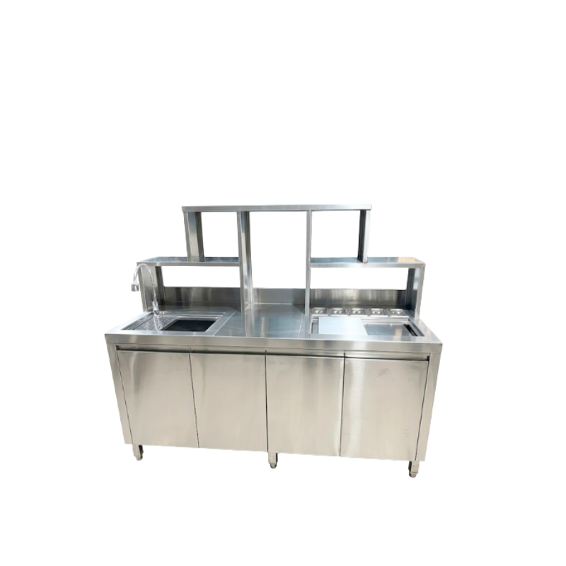 QUẦY PHA CHẾ INOX 1M6