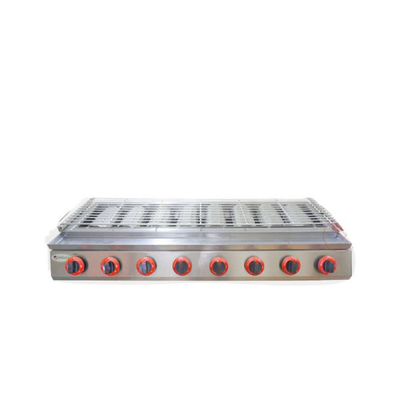 BẾP NƯỚNG HỒNG NGOẠI 8 HỌNG ĐỐT NGẮN BN-F2-8GN