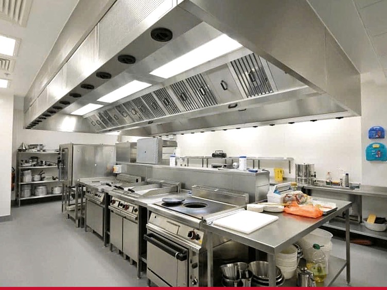 Dự án bếp công nghiệp khách sạn tủ bếp inox