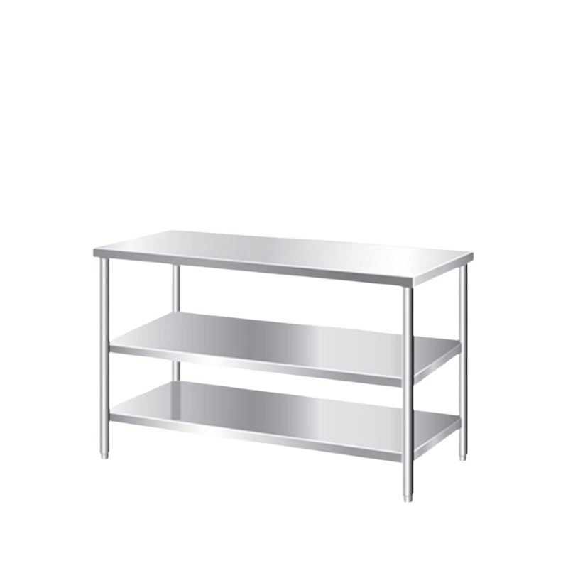BÀN INOX 3 TẦNG