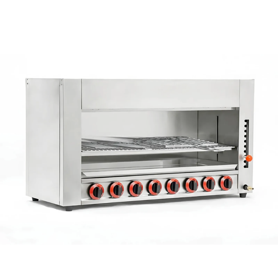 LÒ NƯỚNG 8 ĐẦU ĐỐT BẰNG GAS THÀNH VINH