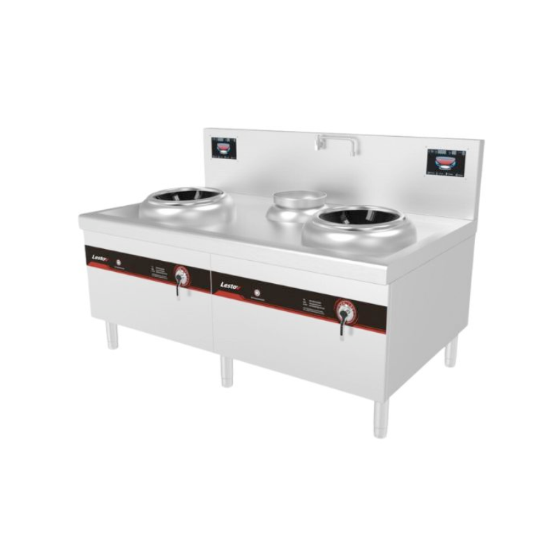 BẾP ĐIỆN TỪ ĐÔI CHẢO RỜI CÓ BỒN NƯỚC LESTOV LT-X400II-E108Y