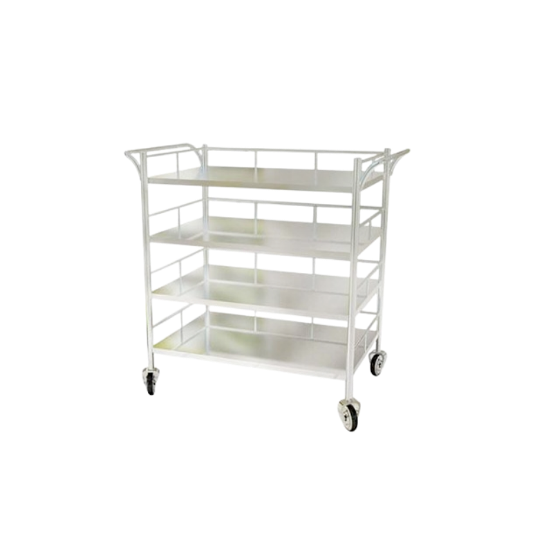 XE ĐẨY HÀNG INOX 4 TẦNG