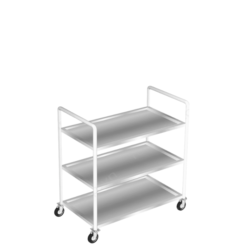 XE ĐẨY INOX 3 TẦNG