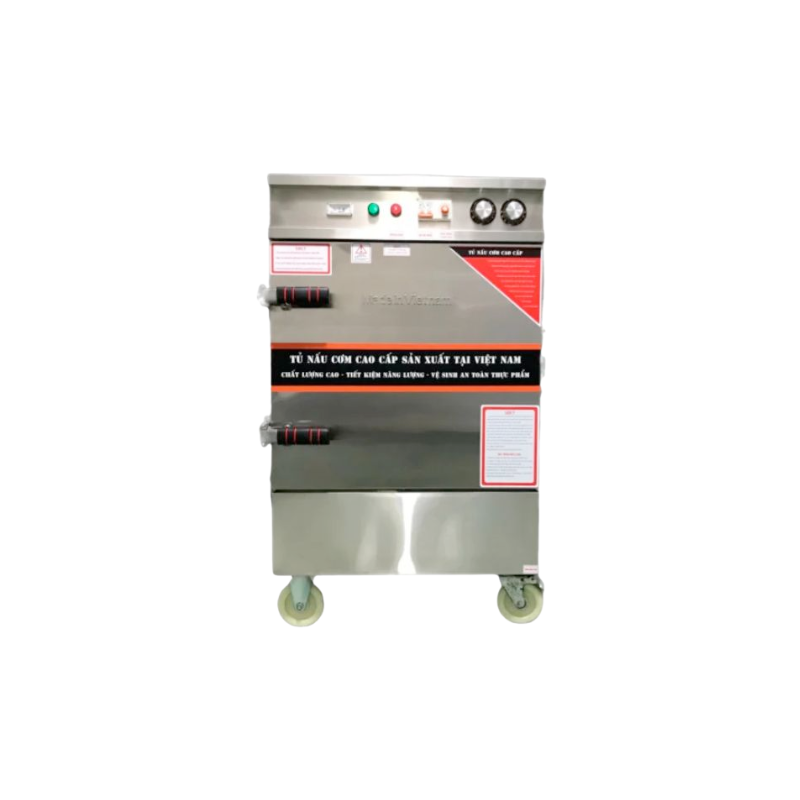 TỦ CƠM 6 KHAY DÙNG GAS ĐIỆN KẾT HỢP