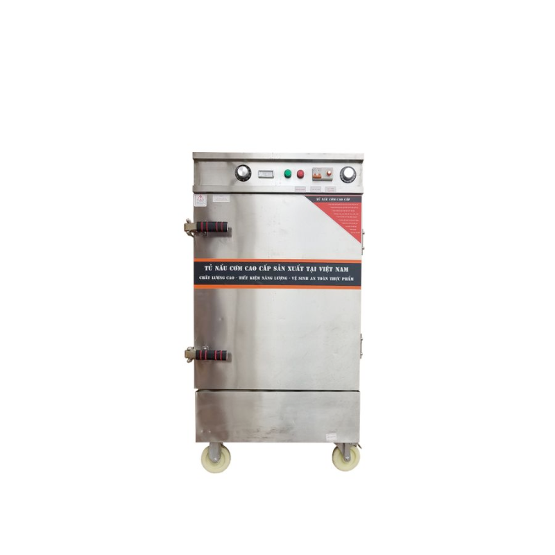 TỦ CƠM 12 KHAY DÙNG GAS ĐIỆN KẾT HỢP