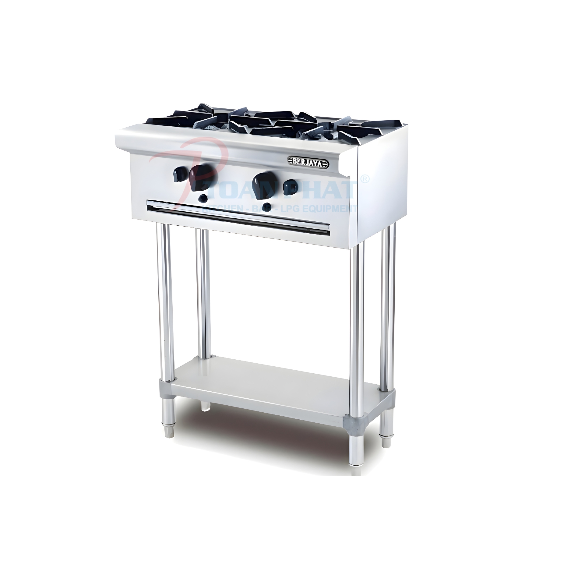 BẾP ÂU 2 HỌNG NGANG CÓ CHÂN ĐỨNG OB 2SFS
