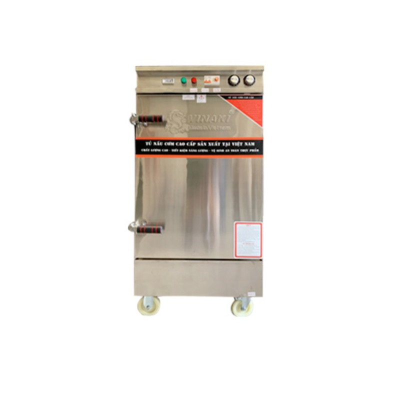 TỦ CƠM 10 KHAY DÙNG GAS ĐIỆN KẾT HỢP