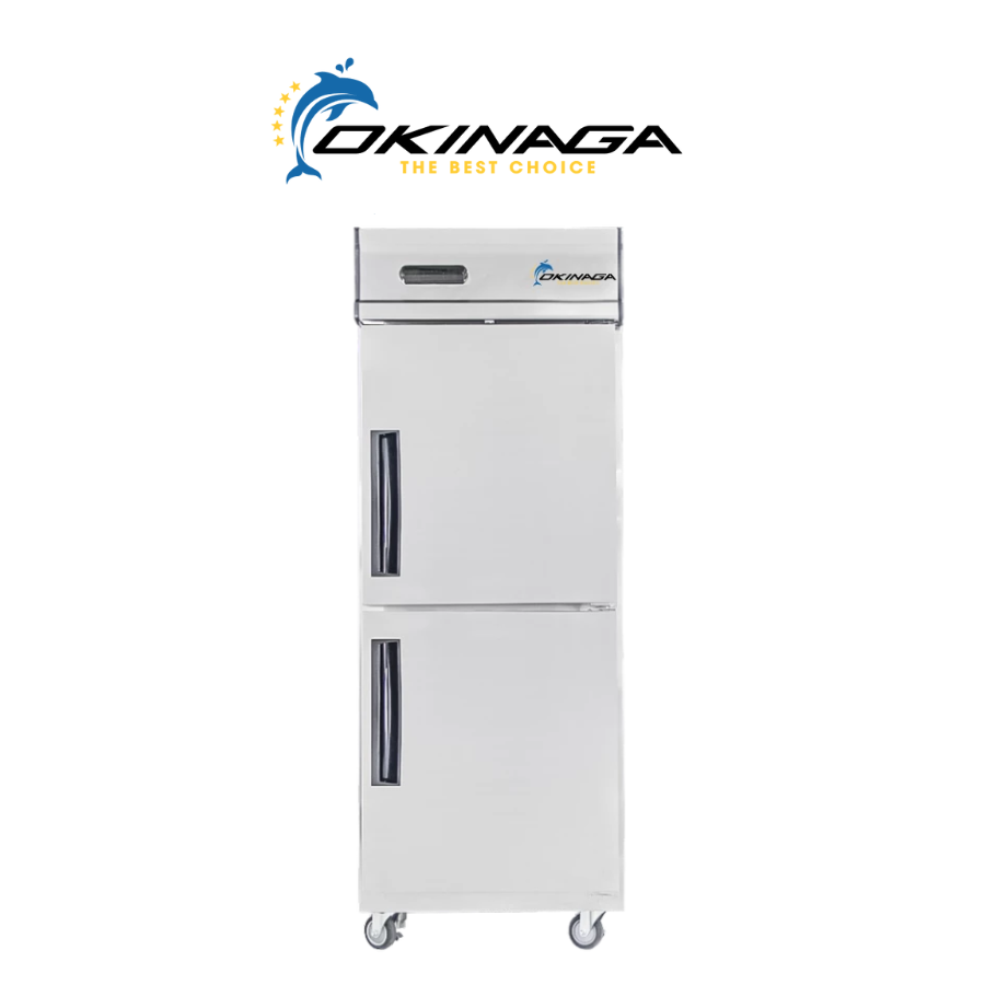 TỦ ĐÔNG 2 CÁNH ĐỨNG QUẠT GIÓ OKINAGA