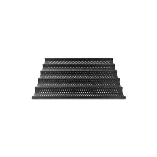 KHAY NƯỚNG UNOX | FORO.BAGUETTE BLACK (PERFORATED ALUMINIUM TRAY)