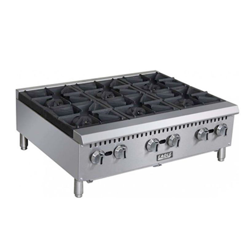 BẾP ÂU 6 HỌNG DÙNG GAS EAGLE GR6B