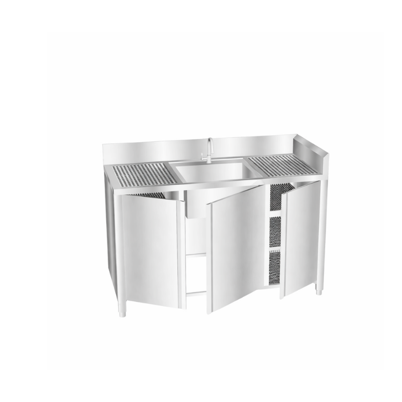 MODULE QUẦY PHA CHẾ CÓ CHẬU RỬA, KỆ ÚP LY CHÍNH HÃNG 100%