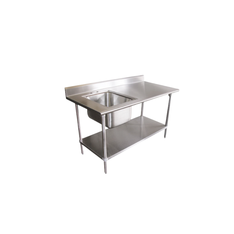 BÀN BẾP INOX CÓ CHẬU RỬA CHẤT LIỆU 304 CAO CẤP, TIỆN DỤNG