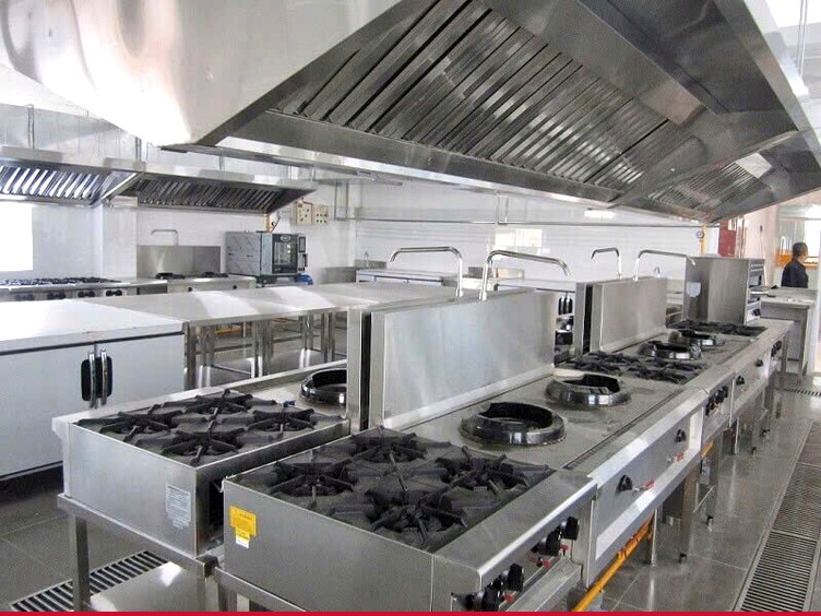 Hệ bếp và hút khói công nghiệp Thành Vinh